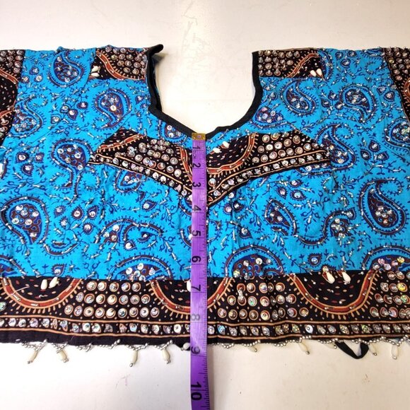 Blue Lehenga Skirt Blouse Set Indian Costume Party Indian Wedding Guest Dress - Picture 12 of 16